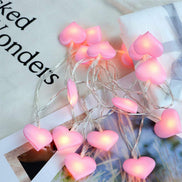 LED Heart String Lights for Romantic Room Decor