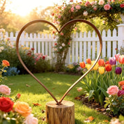 Rusty metal heart