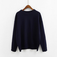 Loose-Fit Heart Sweater Pullover