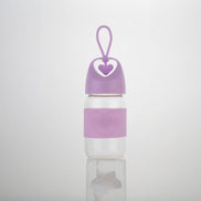 Heart-Shaped Glass Water Cup
