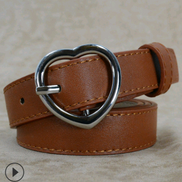 Vintage Heart Women's Belt - Simple Fashionable Design