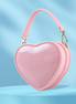Heart-Shaped Crossbody Bag with Fashionable Texture