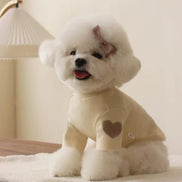 Heart Pattern Pet Hoodie