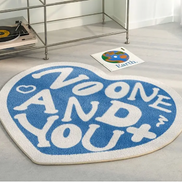 Creative Heart Shape Rug for Living Room or Bedroom