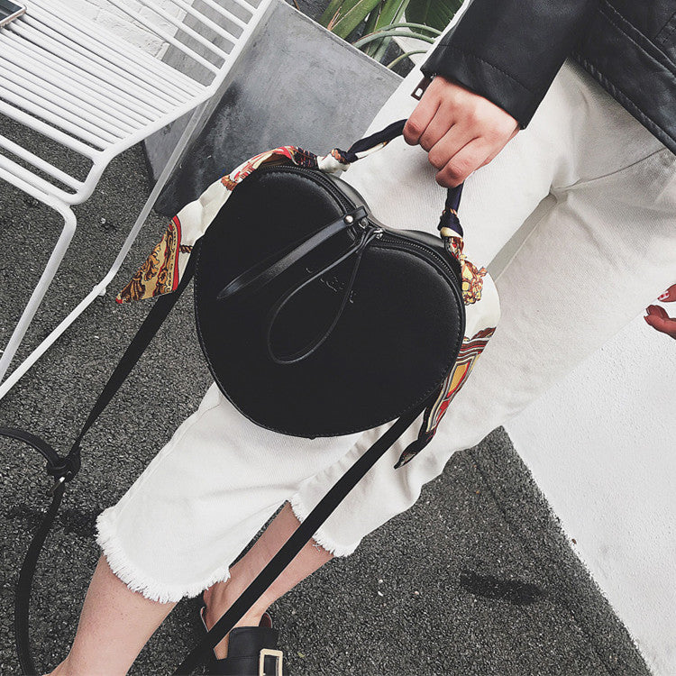 Heart-Shaped Shoulder and Crossbody Bag