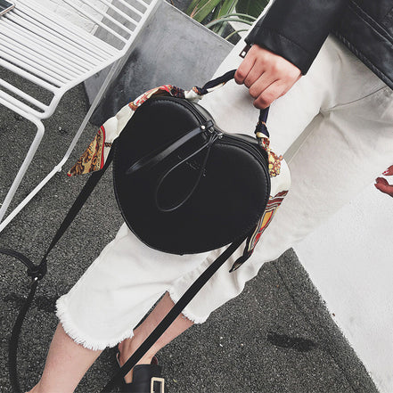 Heart-Shaped Shoulder and Crossbody Bag