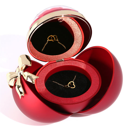 Magnetic Heart Shape Necklace with Gift Box