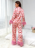 Women Loving Heart Printed Casual Suit Pajamas